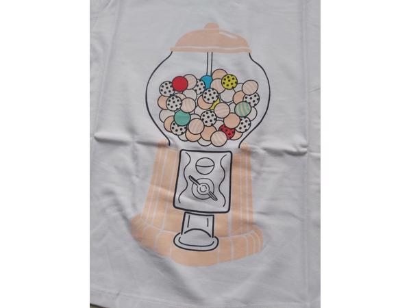 Glo-story t-shirt snoepmachine wit 122