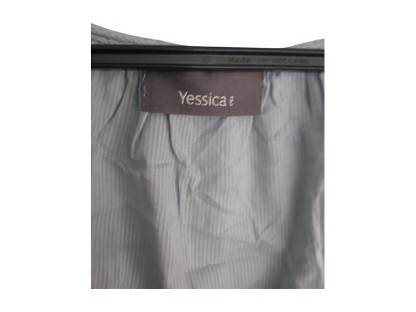 Yessica shirt blauw zilver 44