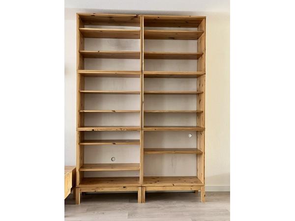 massief grenen boekenkast