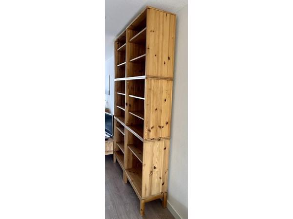 massief grenen boekenkast