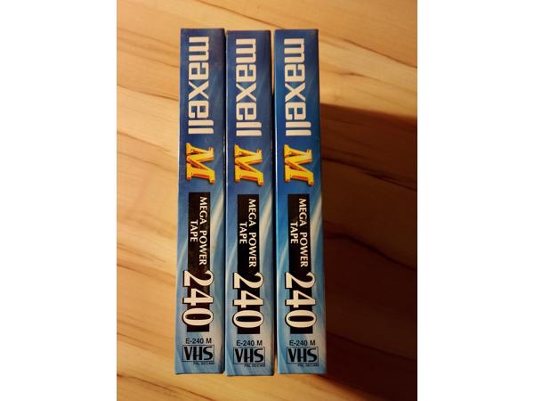 Maxell Mega Power Tapes 240 – VHS