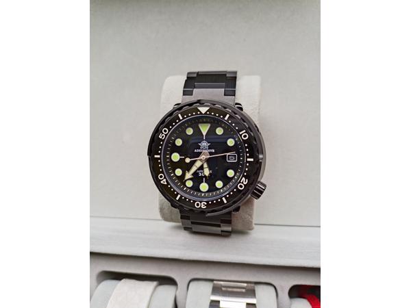 Addiesdive Duikhorloge 300m. NH35 (Seiko) uurwerk