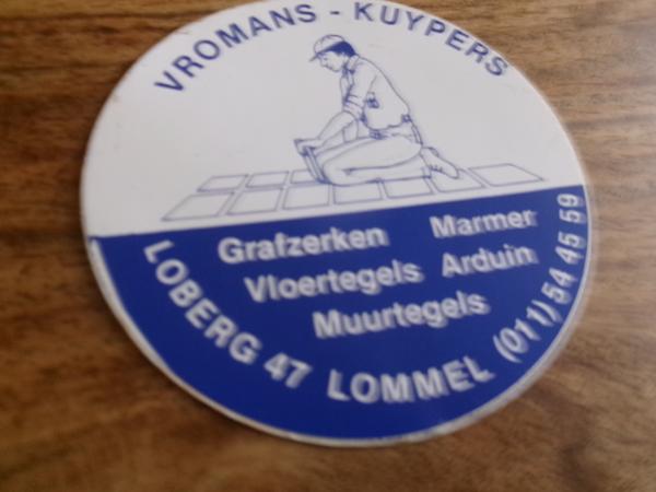 Sticker Vromans - Kuypers - Lommel