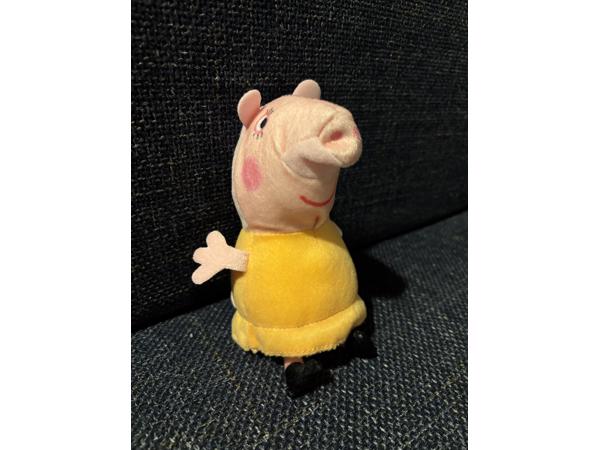 Peppa Pig knuffel big gele jurk Peppa big biggetje