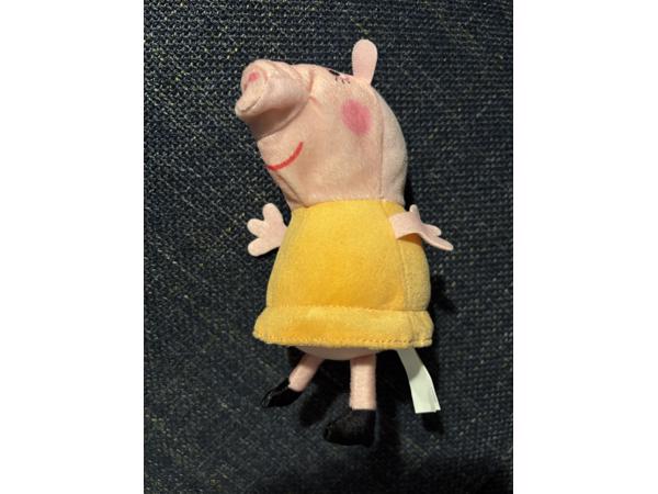 Peppa Pig knuffel big gele jurk Peppa big biggetje