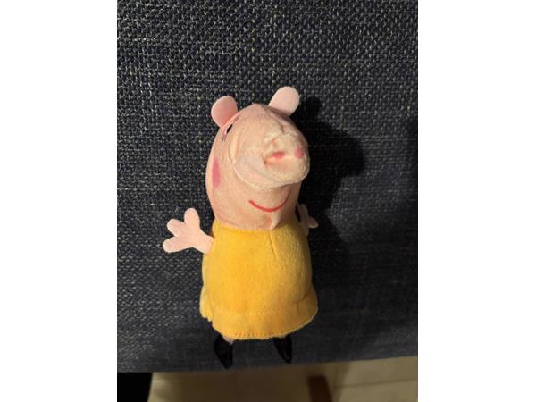 Peppa Pig knuffel big gele jurk Peppa big biggetje