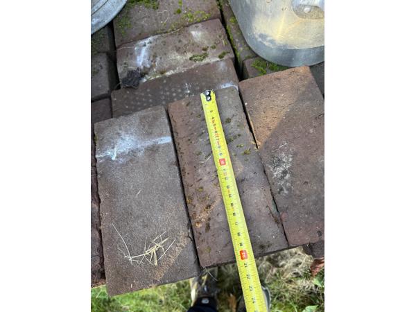 Rode bakstenen 20x5x9,5