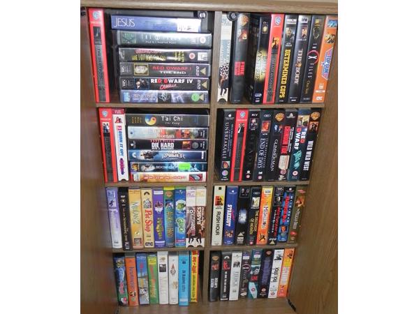 Diverse VHS videobanden