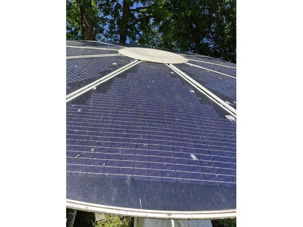 Zonnepanelen bloem