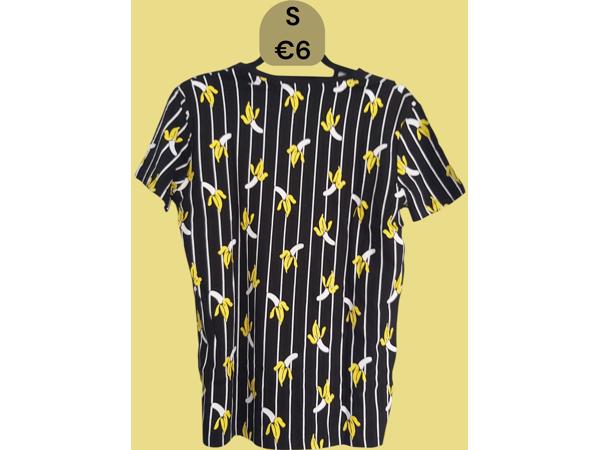 Glo-story t-shirt zwart banana strike S