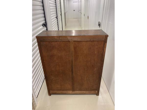 Houten Brocante Vitrinekastje