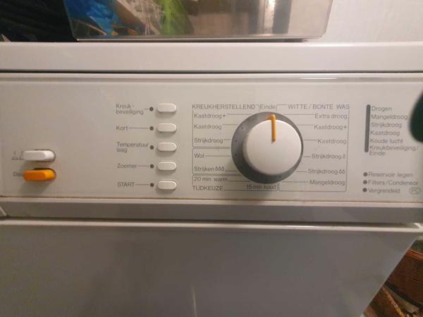 Wasdroger Miele prima maar met elektrisch probleem