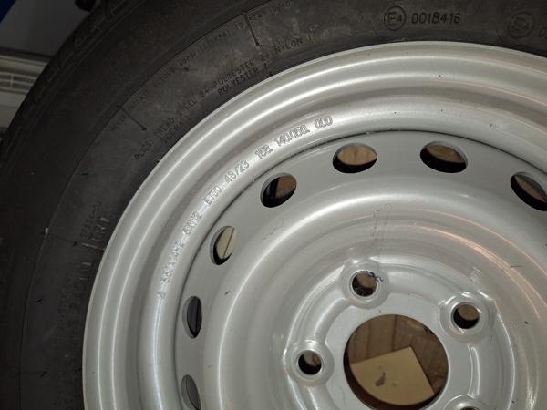 Reservewiel voor trailer