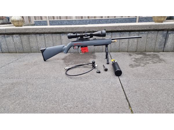 Crosman 1077 freestyle co2 en perslucht
