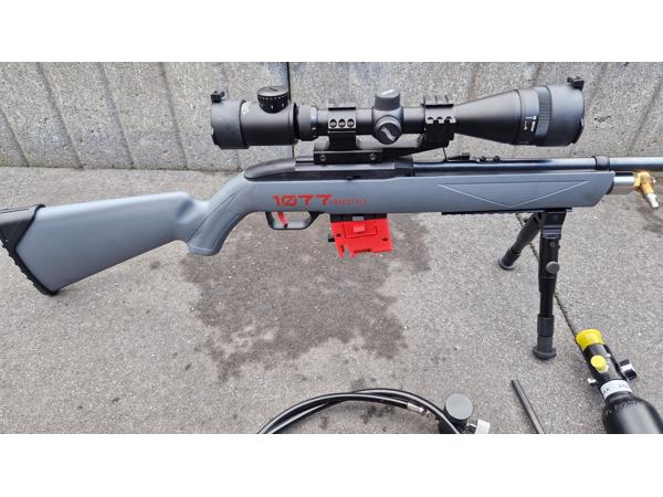 Crosman 1077 freestyle co2 en perslucht