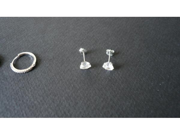 zilveren sieraden , oor knopjes 925 sterling silver