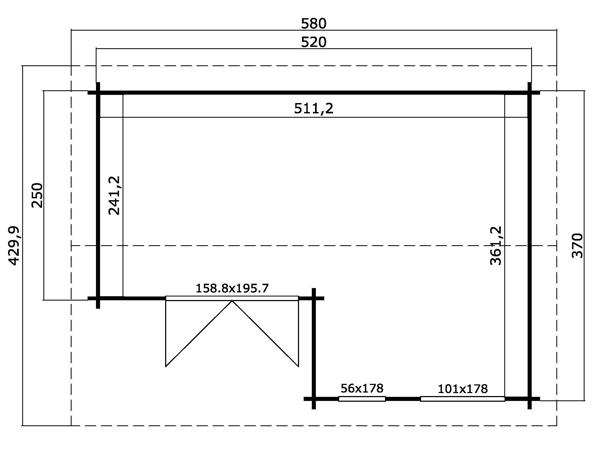 NIEUW Tuinhuis Brighton 44