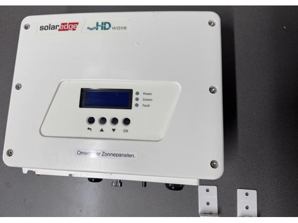 Solar Edge SE3500H omvormer met foutmelding van 2018.