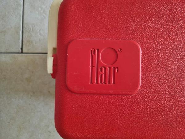 Flair koelbox 10L Rood vintage retro schilder bouw