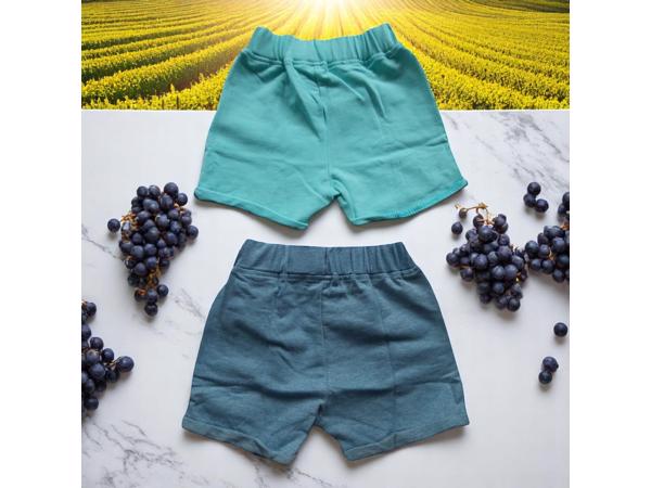 2x Little love meisjes korte broek 12-18 mnd / 80/86