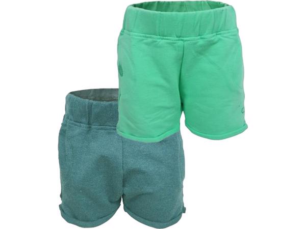 2x Little love meisjes korte broek 12-18 mnd / 80/86