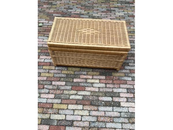 Rieten mand voor opberg/ wasmand/ speelgoed