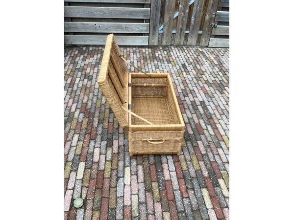Rieten mand voor opberg/ wasmand/ speelgoed