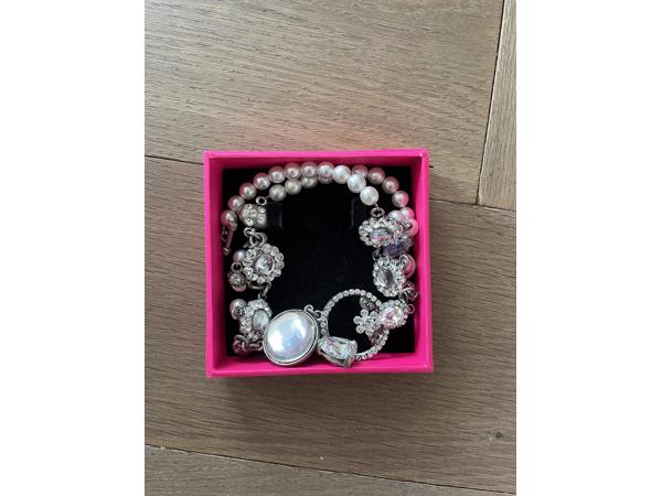 Otazu halsketting met kristalle en parels