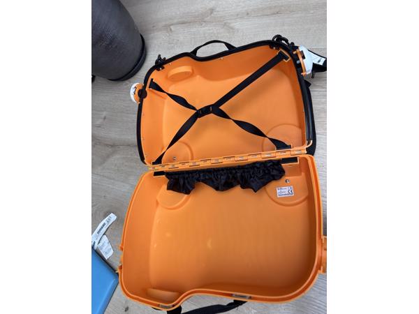 Kinderkoffer tijger met wieltjes