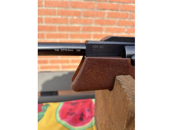 Weihrauch HW80 5.5 met kijker getuned in nieuwstaat!