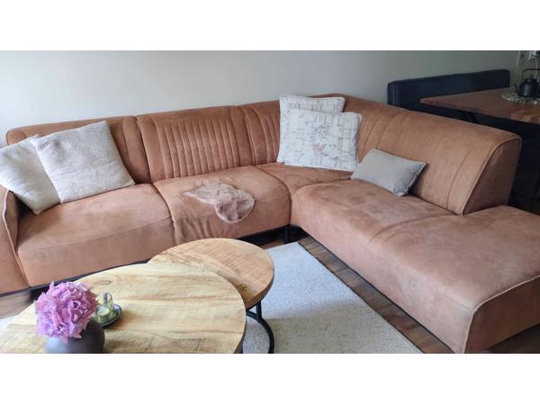 Bank licht bruin nubuck