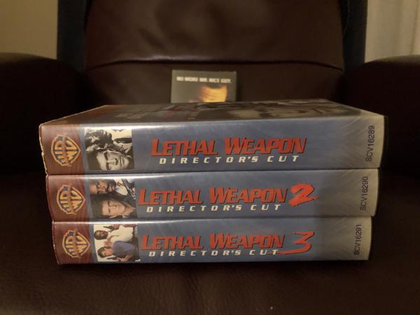 VHS Lethal weapon deel 1 deel 2 deel 3 + Payback