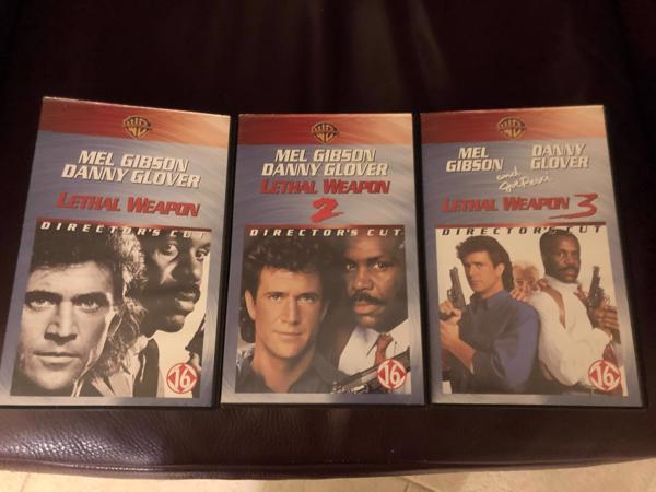 VHS Lethal weapon deel 1 deel 2 deel 3 + Payback