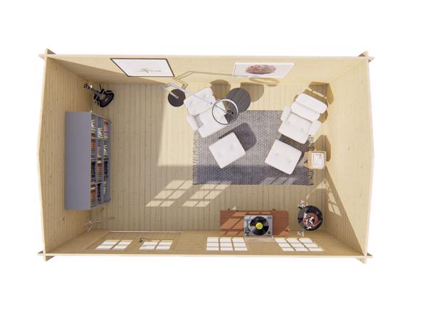 Blokhut - Tuinhuis Sophie | 40 mm | onbehandeld