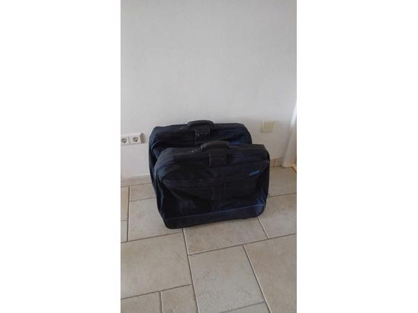 2x koffer Samsonite light set stoffen