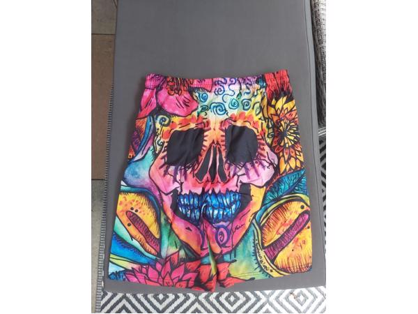 Zwembroek - zwemshort skull multicolor M