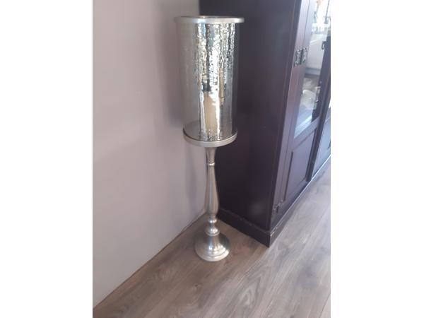 Lantaarn zilver kleurig