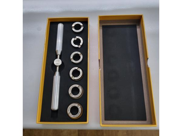 Tool set voor rolex in gele opberg doos