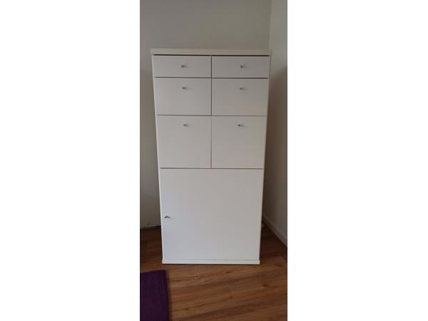 Modern wit 3-delig TV meubel