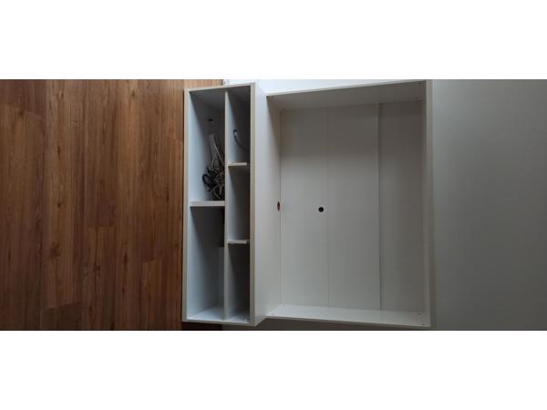 Modern wit 3-delig TV meubel