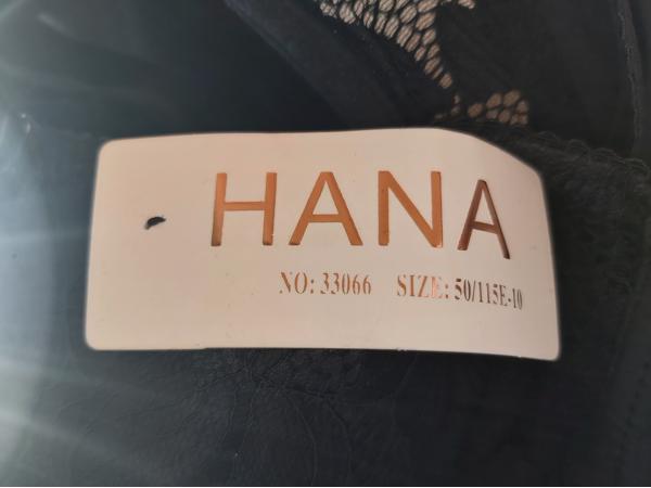 Hana - 33060 - push-up - bh - zwart - 115E