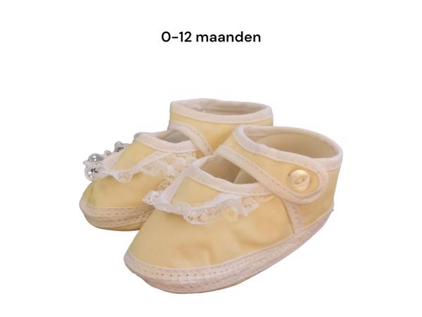 Junior Joy Babyschoenen Geel Met Kant