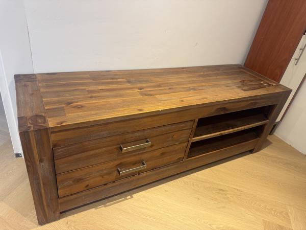 Tv meubel licht hardhout