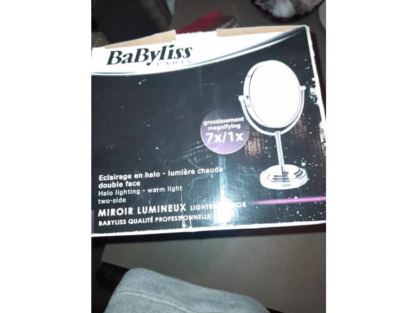 BABYLISS MAKE-UPSPIEGEL MET RINGVERLICHTING (VOLLEDIG NIEUW)