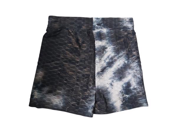 Korte broek print zwart S/M