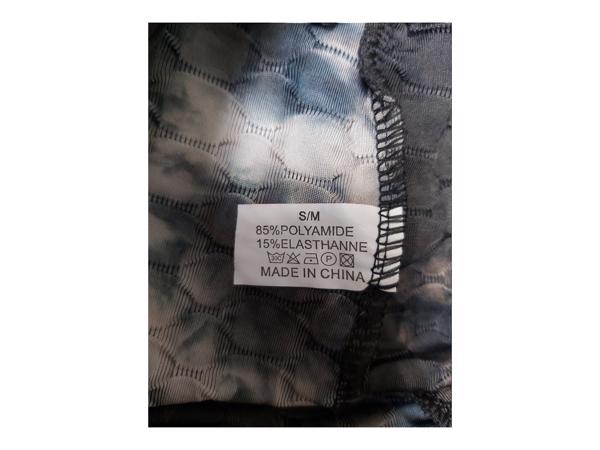 Korte broek print zwart S/M