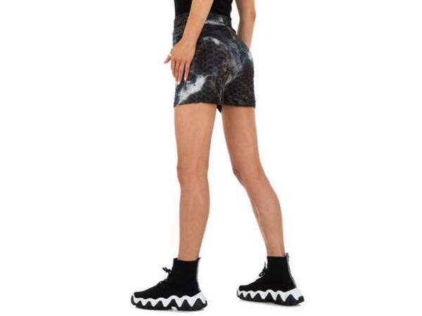 Korte broek print zwart S/M