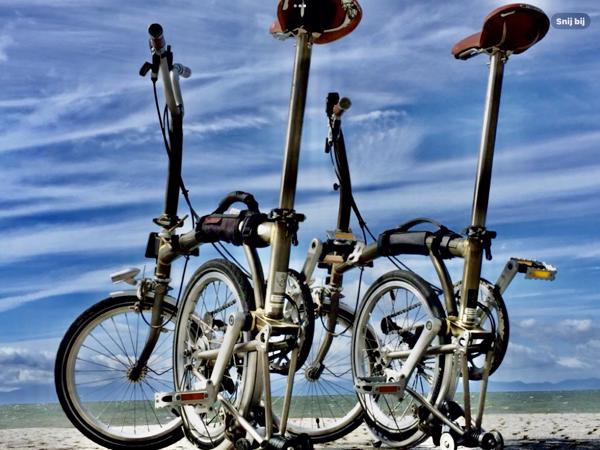 Brompton Vouwfietsen Gezocht Gevraagd met 20 Inch Wielen en Schijfremmen