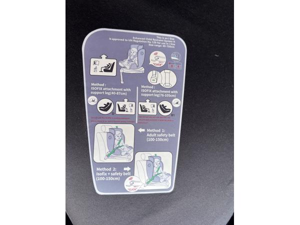 Autostoeltje 0-15 mnd met Isofix en SIPS