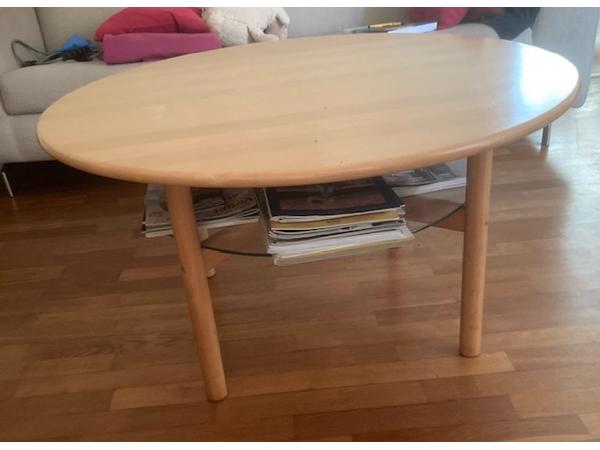 licht eiken salontafel